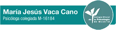 Psicóloga colegiada María Jesús Vaca Cano
